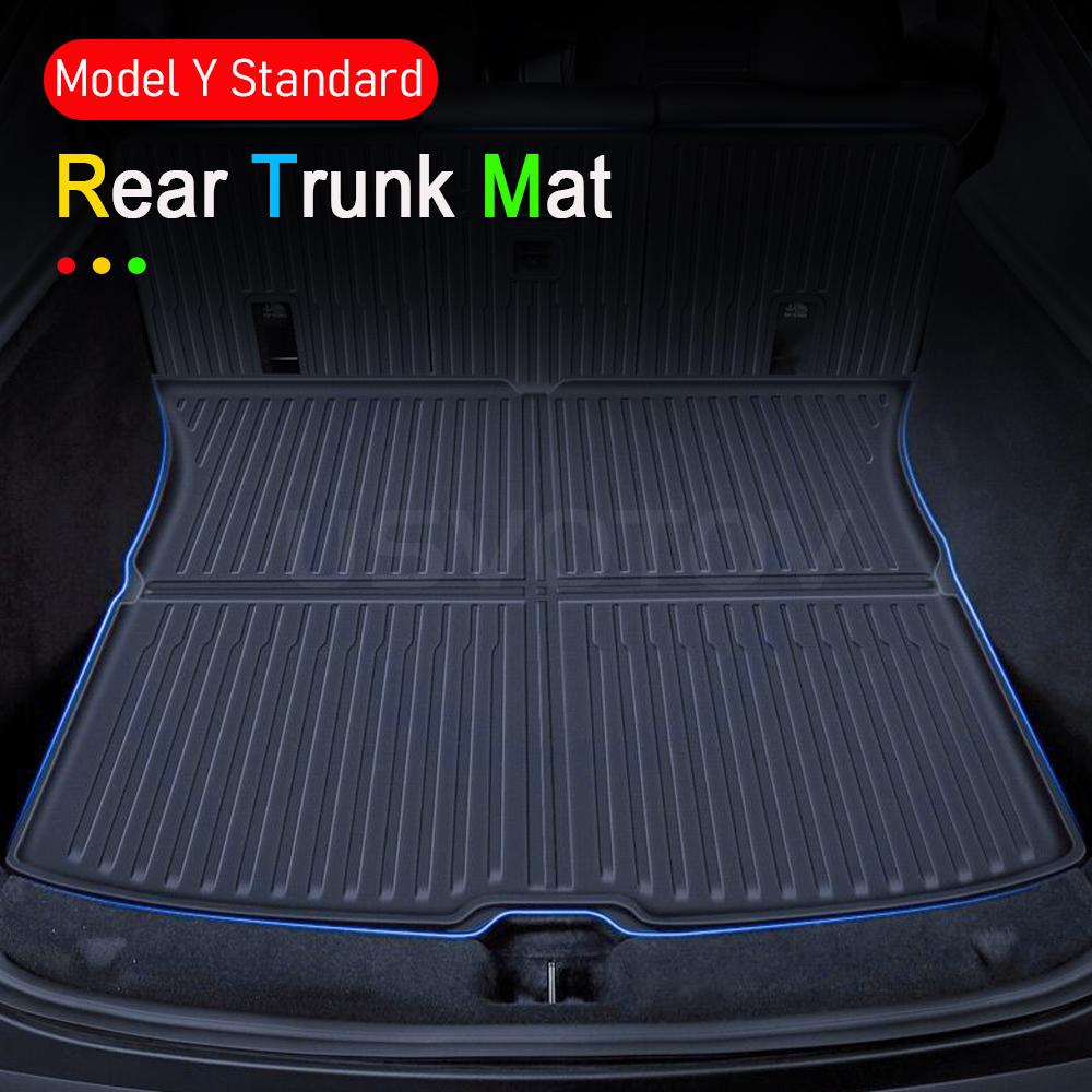 Floor Mat For 2026 2026 Tesla Model Y Standard Trunk Mats Cargo Liners Backrest Pads (Not fit Model Y Premium and Performance)