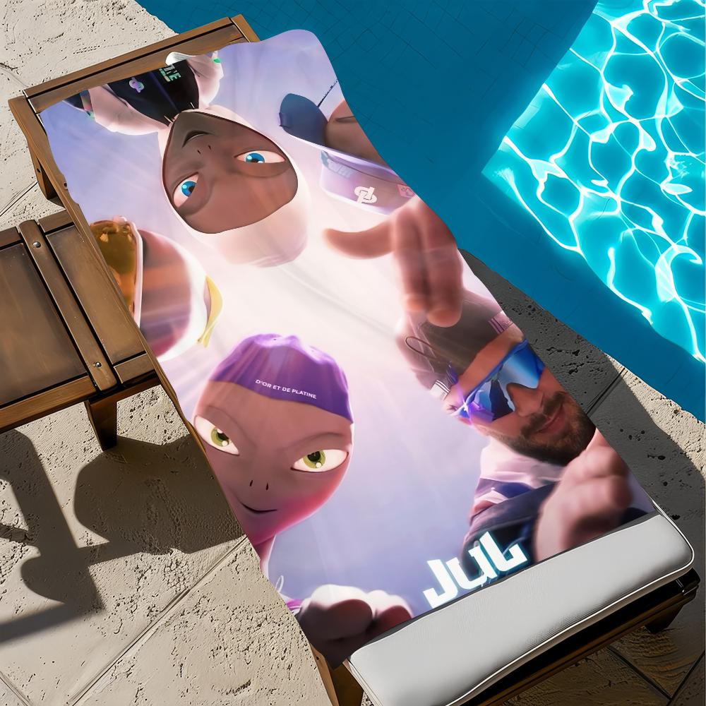 Handtuch Fitnessstudio J-Jul Dusche Camping Schnelltrocknend Sport Große Strandtücher Rapper Weich I-inarretableS Sänger Pool Geschenk Für Reisen