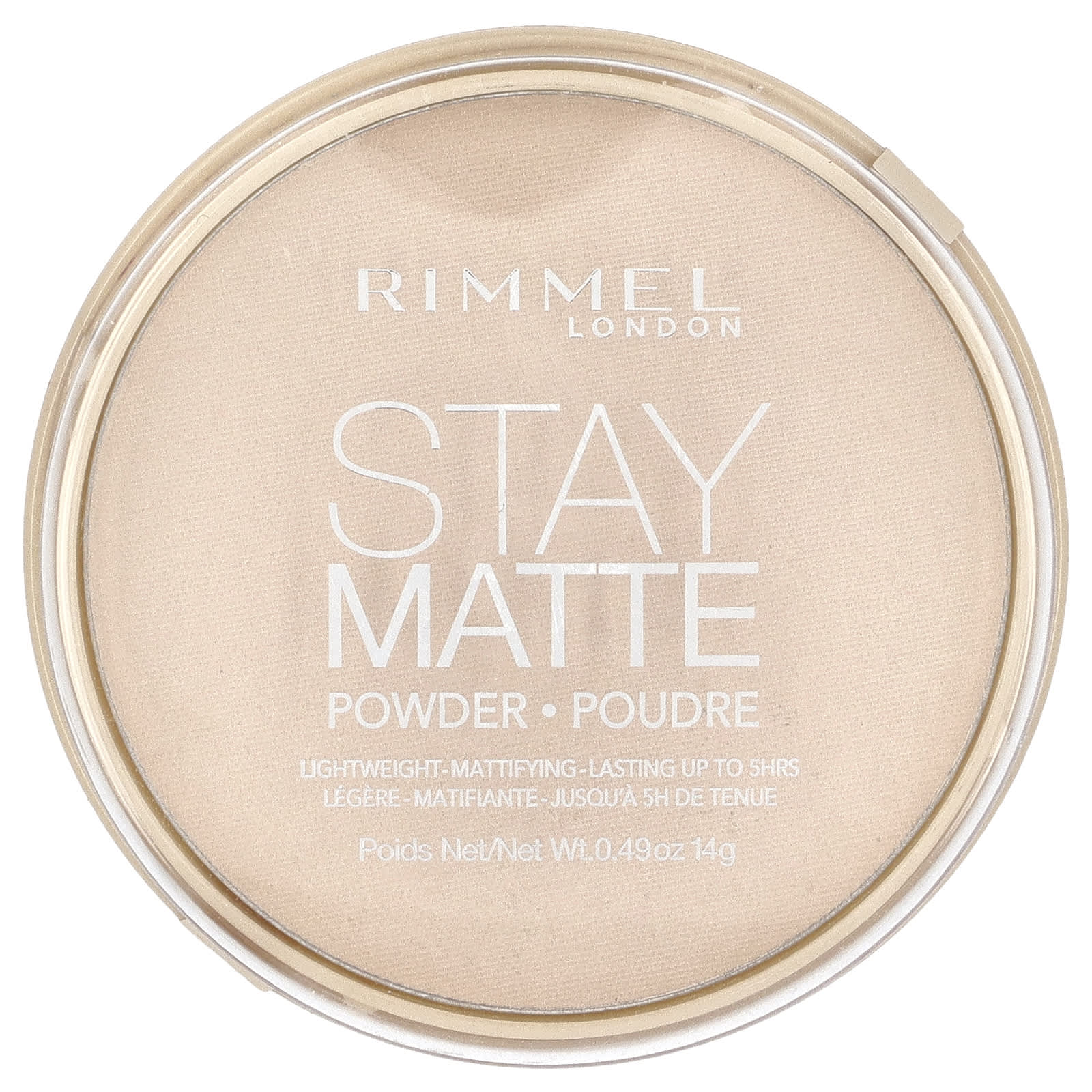 

Stay Matte, Легкая матирующая пудра, 011 Creamy Natural, 0.49 унции (14 г)
