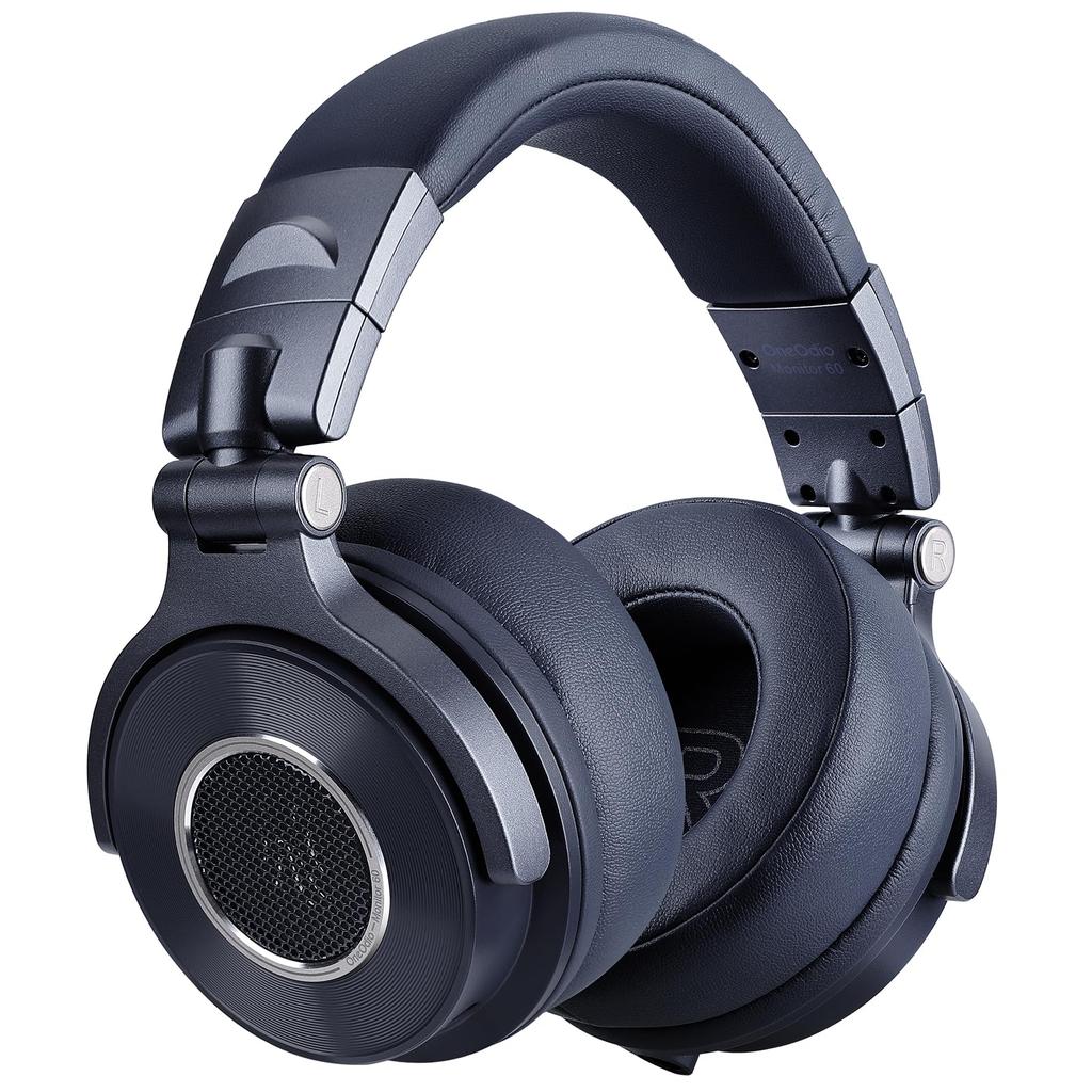 OneOdio Monitor 60 Geschlossener Monitor 50mm Großer Durchmesser 3 Arten von Abnehmbaren Kabeln Kompatibel mit Musikkopfhörern für Studiokopfhörer, Hi-Res