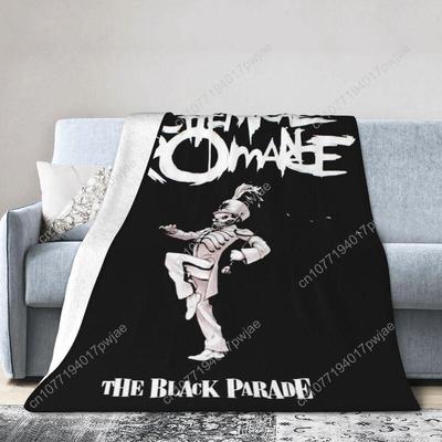 Coperta My Chemical Romance Super Morbida in Flanella Coperta Copriletto di Halloween Calda e Leggera Adatta per Coperte Personalizzate