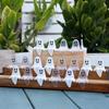 20pcs Mini Smiling Ghost Decoration Cute Halloween Ghost Statue Decorations  Halloween Party