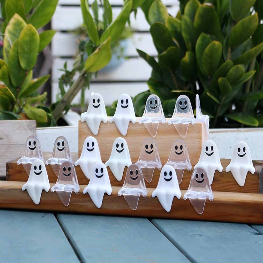 20pcs Mini Smiling Ghost Decoration Cute Halloween Ghost Statue Decorations  Halloween Party