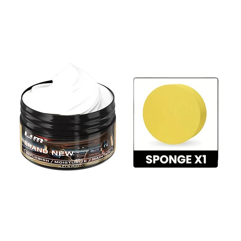 

Plastic scratch repair and gloss restoration paste, anti-aging tire brightening agent, car and bicycle surface rejuvenation wax чёрный