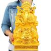 Feng Shui Gold God of Wealth Lucky Resin Statue Home Decor Entrance Living Room Crafts