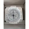 Used OMEGA SWATCH MoonSwatch Mission To the Moonphase White