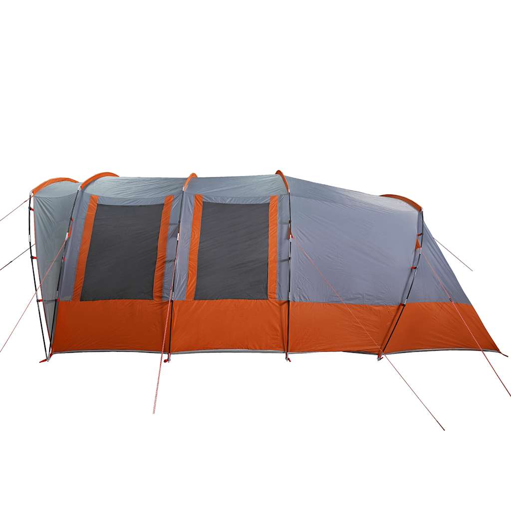 Tunnel Family Tent for 8 Persons Grey Waterproof