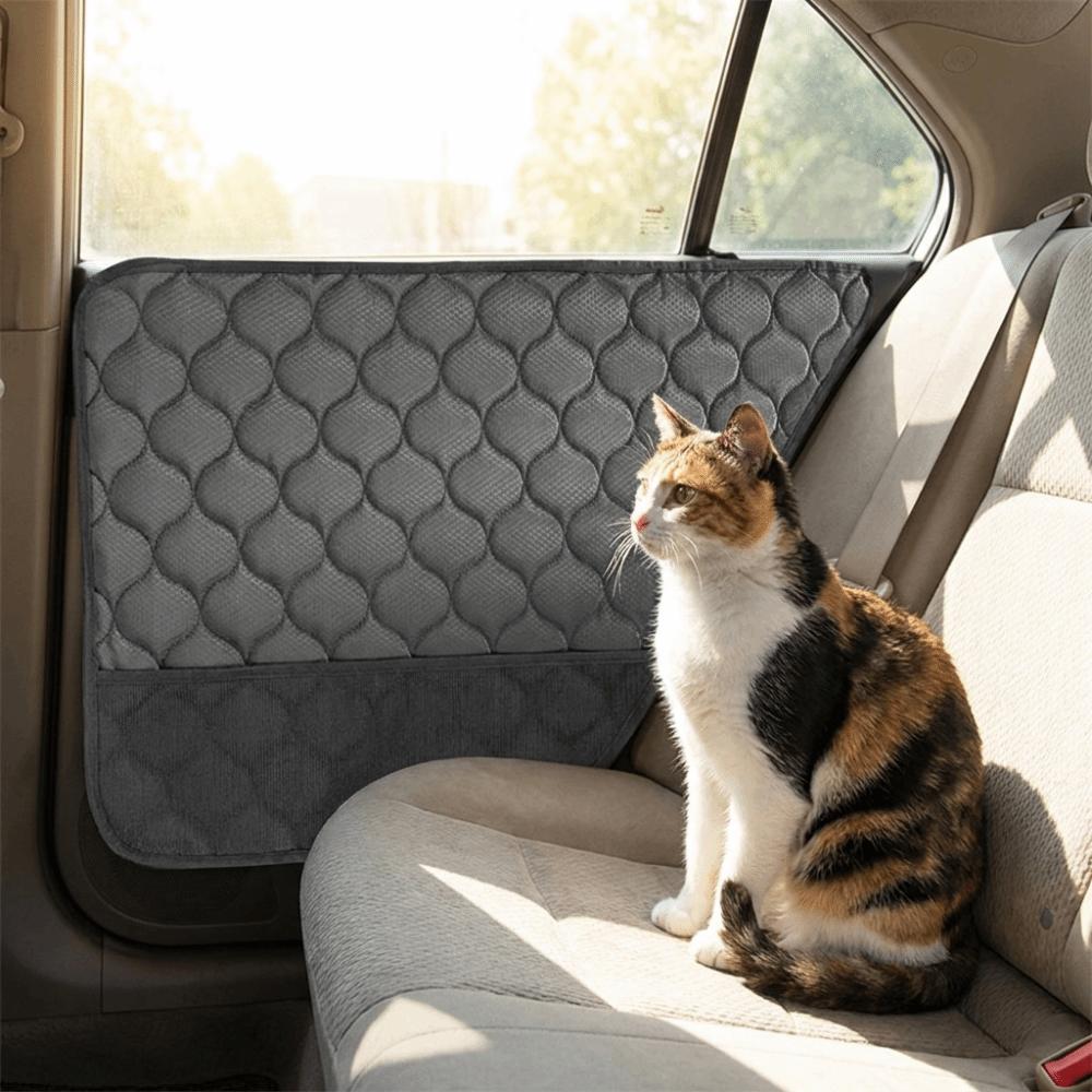 2pcs/set Stain Resistant Dogs Car Door Cover Scratch Proof Door Scratch Guard Travel