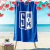 "Blue Shield SAK Design Towel" Patterned Beach Towel Quick Dry Perfect for Travel Outdoor Sports Jogging the Beach and Swimming