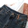 Women's 2025 Retro High Waist Micro Flare Jeans - Extra Long & Loose Fit for Spring/Autumn