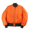 Oversized Reversible MA-1 Pilot Jacket Winter Warm Fleece-Lined Unisex Bomber Coat Men Women