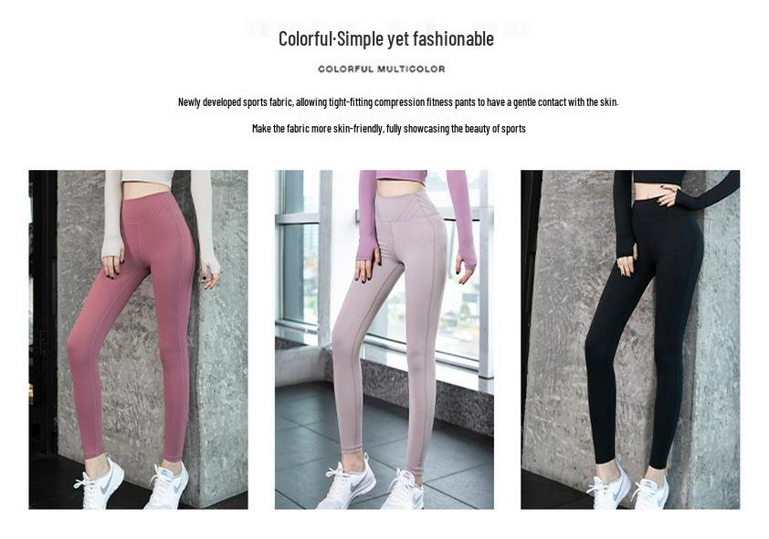 High Waist Women's Yoga Pants - Tummy Control, Butt Lifting Sports Leggings for Summer Running & Fitness