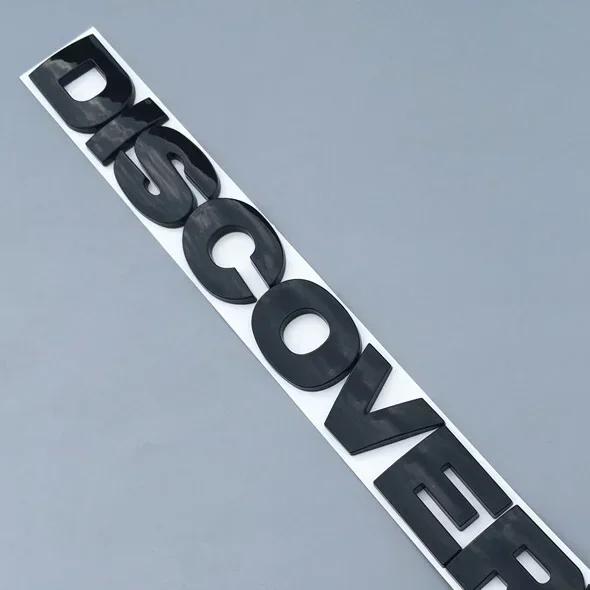 For Land Rover DISCOVERY Hood Rear Trunk Logo Sticker Round Font Letter Emblem Badge Car Styling Accessories XS3