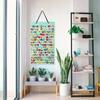 Wall-mounted Shoe Charms Organizer With 180 Holes Hanging Shoe Charm Holder Shoe Decoration Clog Charms Display Badge Storage