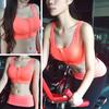 Womens Sports Underwear Yoga Fitness Workout Bra Running Padded Tops Vest