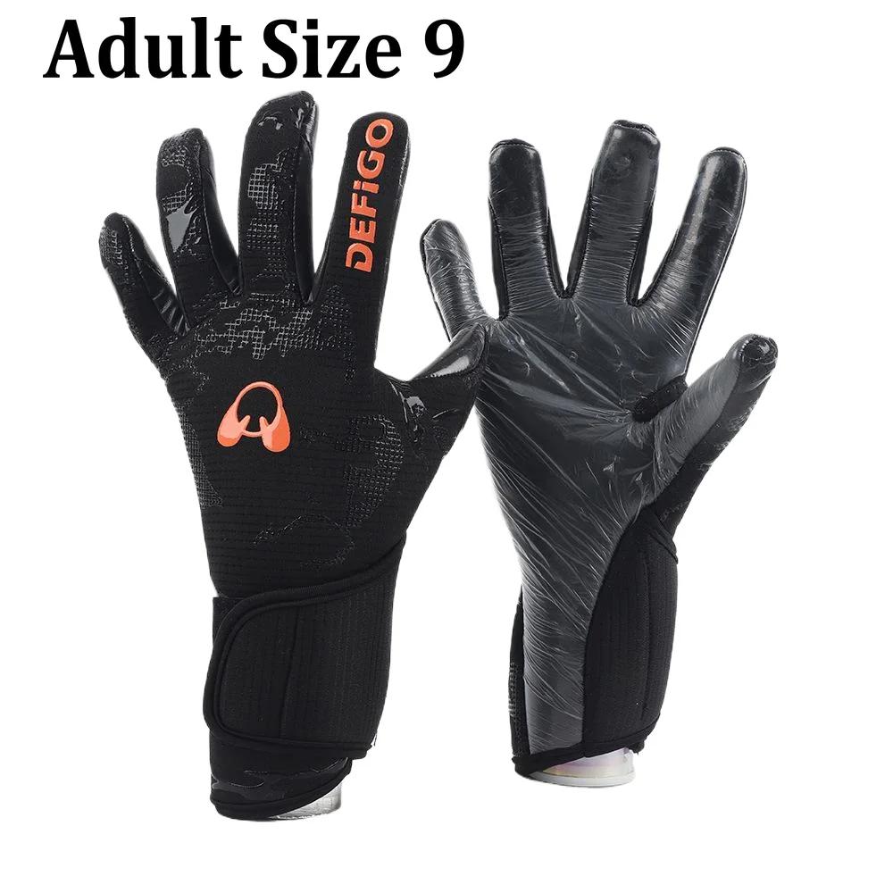 Goalie Gloves Latex Soccer Goalie Goalkeeper Gloves Anti-slip Thicken Football Glove Protection Goalkeep Gloves Soccer Equipment