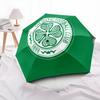 Modello del Celtic Football Club, ombrello pieghevole automatico, design portatile e pieghevole, 8 stecche, un regalo di Natale o di compleanno.