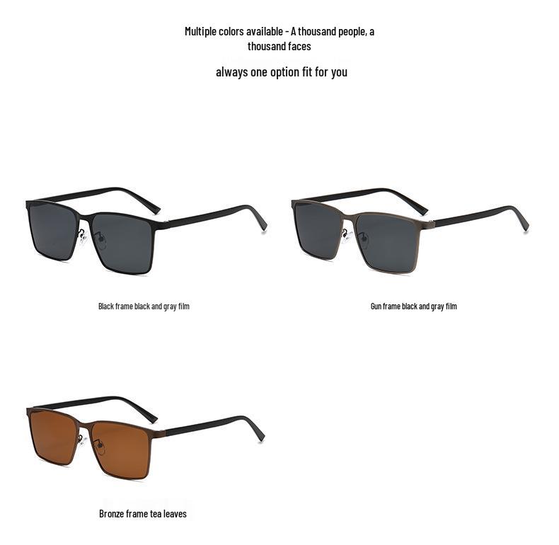 Men's Polarized UV Protection Sunglasses - Trendy for Fishing, Riding, and Driving