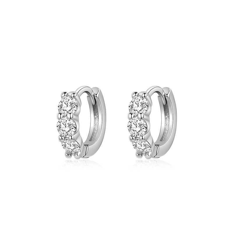 Squisiti Orecchini in Argento S925 Zirconi 2025 con Design di Nicchia di Alta Gamma