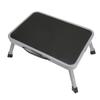 Folding Step Stool Lightweight Heavy Duty Sturdy Alloy Thick Rubber Feet Handle 1 Step Ladder Stool for Kids Adults