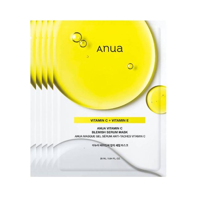 Anua - Vitamin C Blemish Serum Mask Bundle Set 25ml x 5 sheets