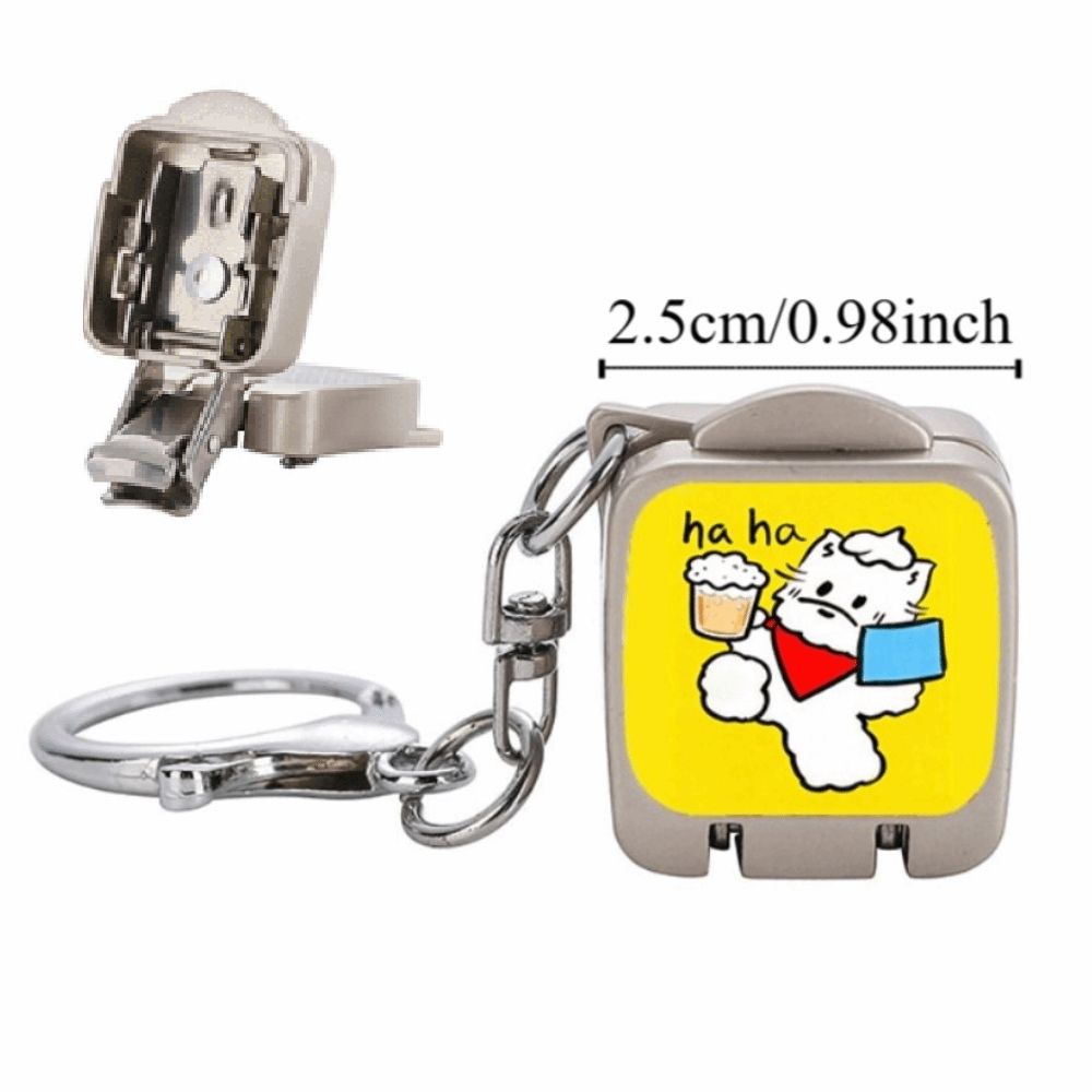 Stainless Steel Mini Folding Nail Clipper Portable Nail Clipper Key Ring Toenail Trimmer  Nail Art