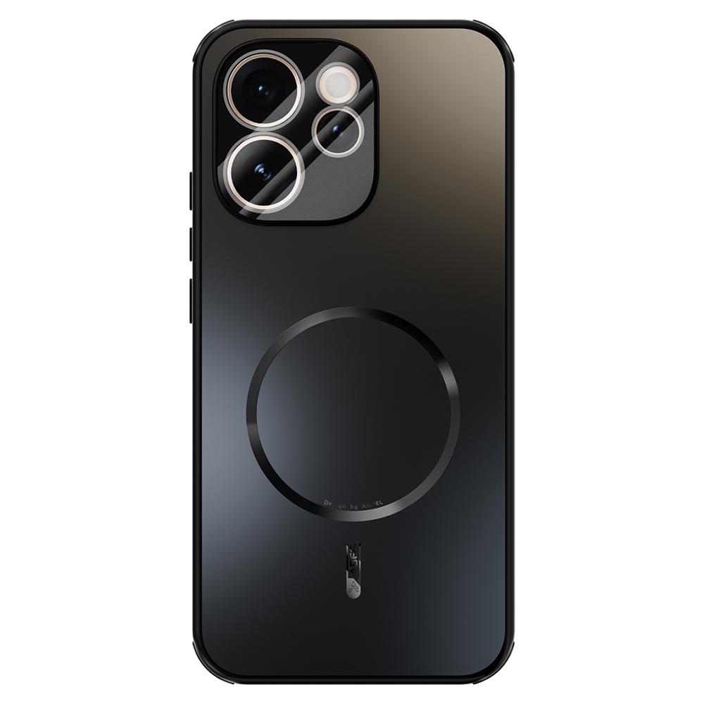 ABEEL For Oppo Reno15 Pro Max 5G (Global)/Reno15 Pro 5G (China) Magnetic Case TPU PC Cooling Matte Phone Back Cover with Lens Film