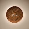 Handmade Retro Round Bamboo Basket: Multi-Purpose Storage, Winnowing Sieve, and Fruit Plate