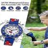 Children's Watch, Children's Wrist Watch, Boys and Girls, 30M Waterproof Analog Quartz Watch, 3D Cute Cartoon Watch, Children's Digital Watch