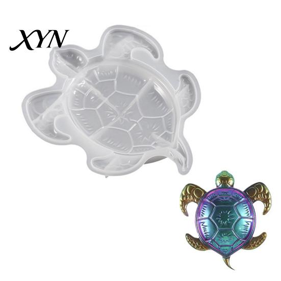 3D Silicone Casting Mold Large Sea Turtle Resin Mold, for Epoxy Casting, Detailed Marine Shell Animal Molds Wall Hanging Decoration, Coastal