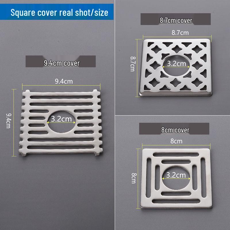 Dual-Purpose Drain Cover: Deodorant, Anti-Backflow, Overflow Protection