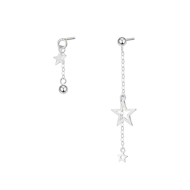 Gu Maoning, Personalized Earrings For Women 20 Trendy Simple Students Hollowed Out Star Fringed Stud Earrings