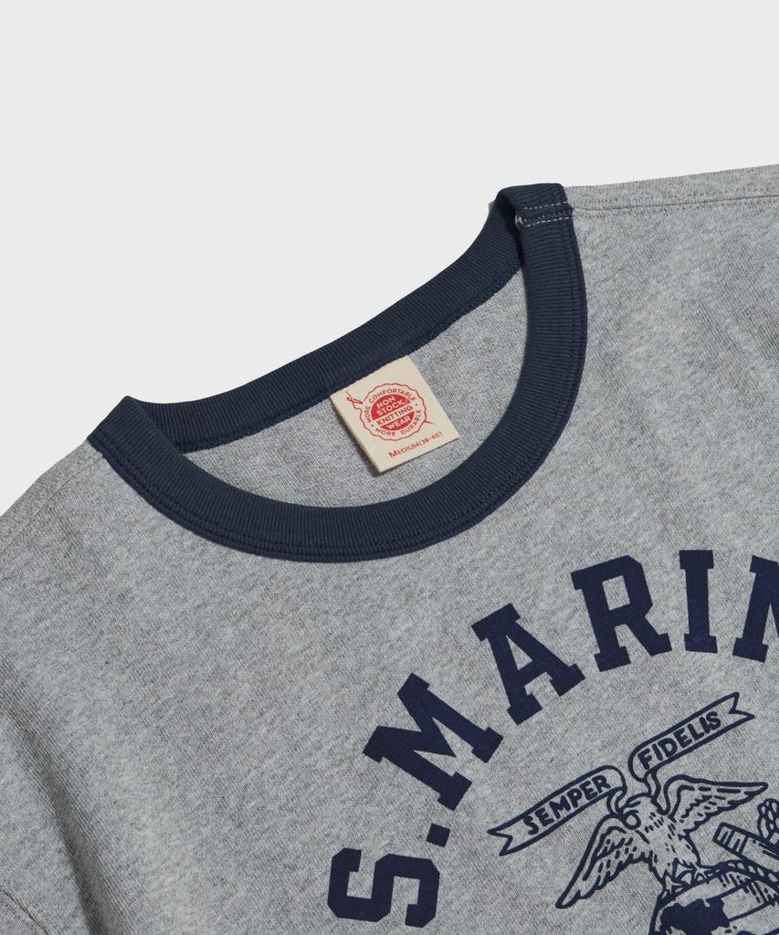 Beulonseun 1970S Us Marine Tee Gray