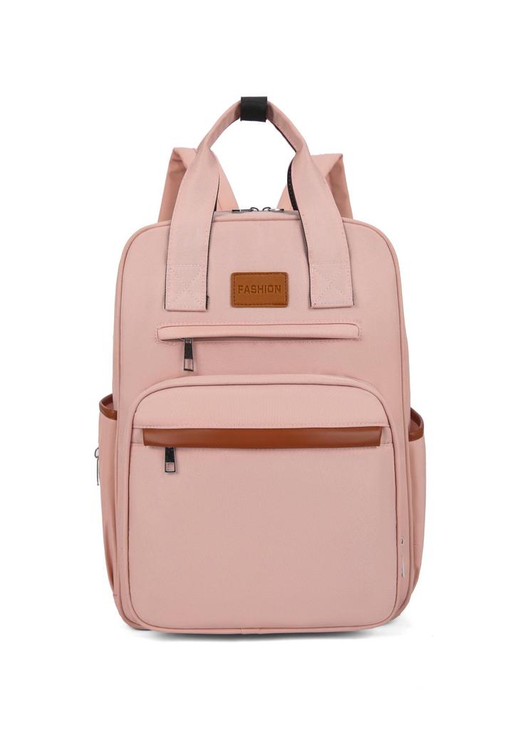 Trendy Large-Capacity Mom Bag with Wet/Dry Separation, Luggage Handle Attachment, Multi-Function Backpack for Mothers