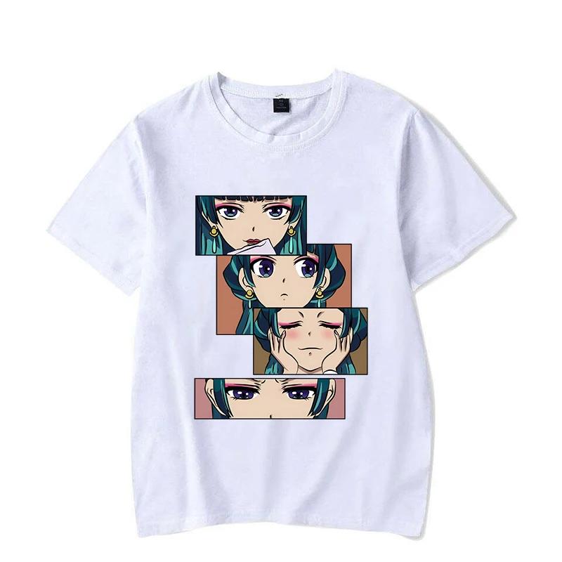 Hot The Apothecary Diaries Printed T-Shirts For Women Short Sleeve Funny Anime Maomao Round Neck Tee Shirt Casual Summer Tops