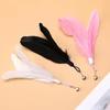 Detachable Feathers Wand 80CM Kitten Toys With Super Suction Cup Cat Teasing Wand  Cat Accesorios