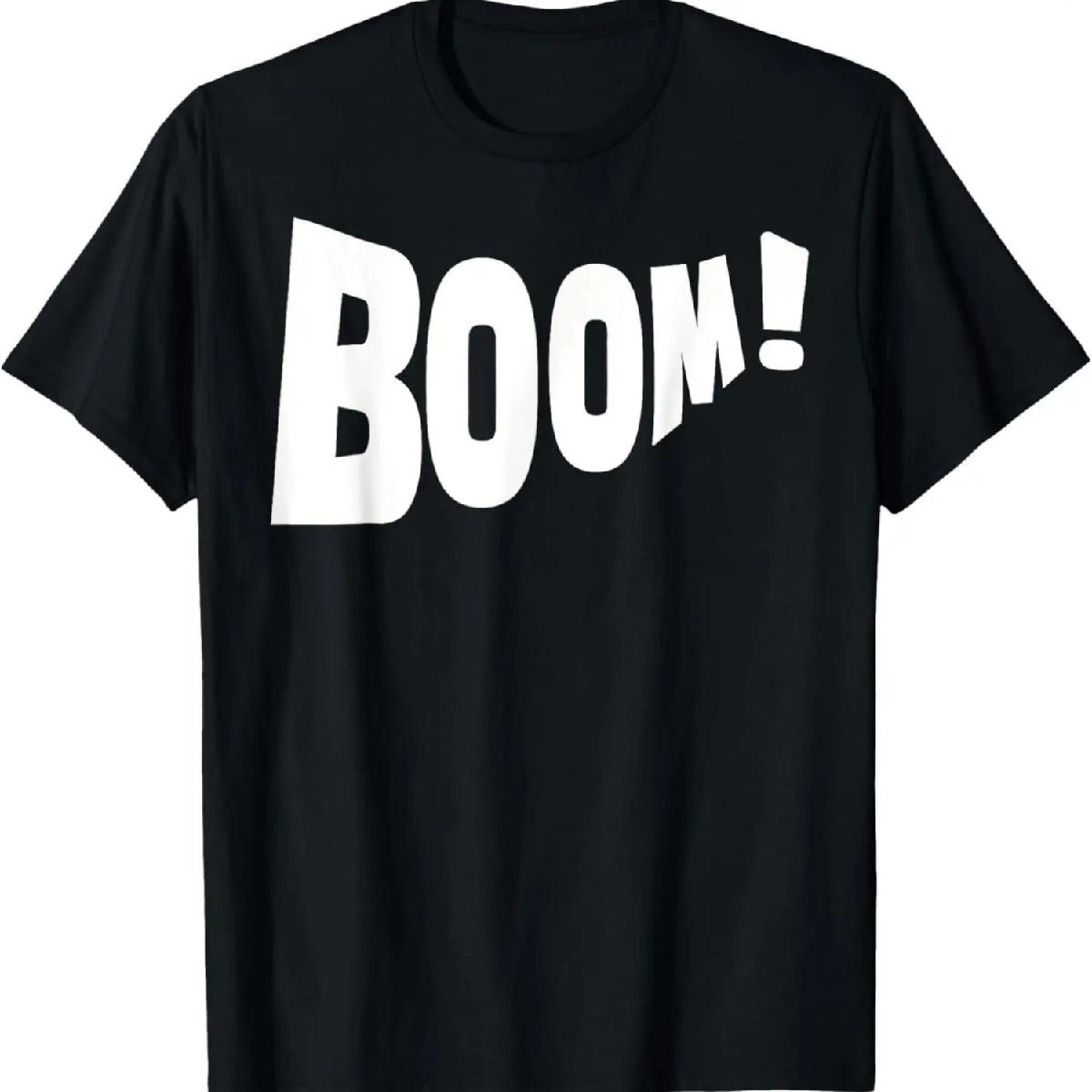 Бум футболка в стиле комиксов S