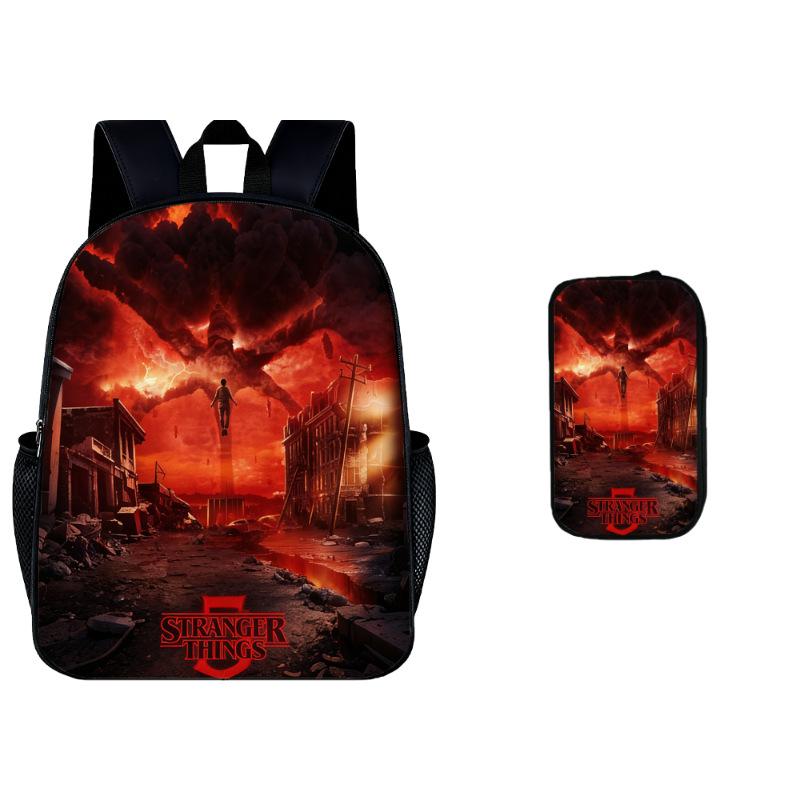 Stranger Things 5 Kinderrucksack Federmäppchen 2-teiliges Set KTB