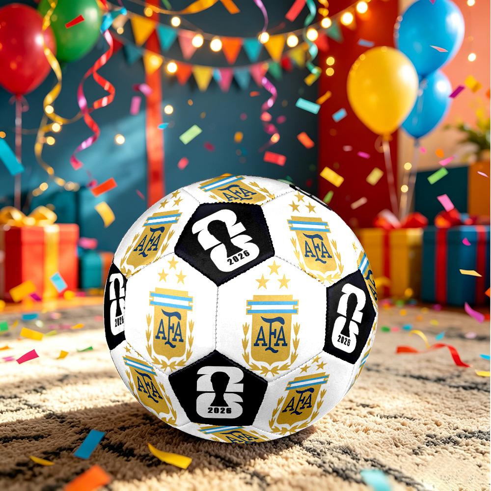 1pc Argentina Football Size 5 Soccer Ball Professional Match Training Football Indoor &Outdoor Sports Ball Club Training Ball Lightweight Durable y47