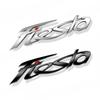 Logo Lettere Fiesta in Metallo Cromato 3D Styling Auto Parafango Laterale Cofano Posteriore Adesivo Decalcomania Distintivo Per Fiesta Emblema MK3 MK4 MK5 Accessori