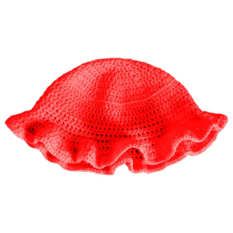 Girl Travel Fisherman Hat Sun Protective Hat Girl Photography Knitted Bucket Hat