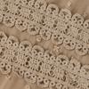 Womens Fashion Lace Blouse V-neck Chiffon Lace Long Sleeve T-Shirt Tops