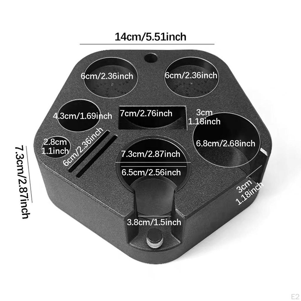 Espresso Tamper Držiak Stanica Káva pre Kaviareň Multifunkčný Nástroj