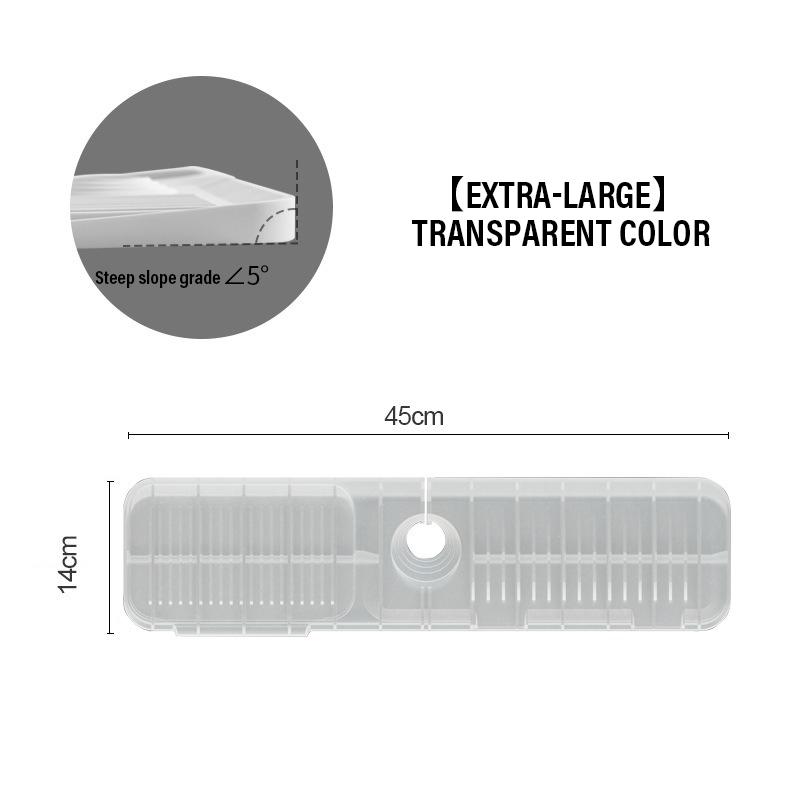 Kitchen Silicone Faucet Mat Faucet Water Catcher Mat Sink Splash Pad Household Countertop Protector Bathroom Splash Guard 1PC
