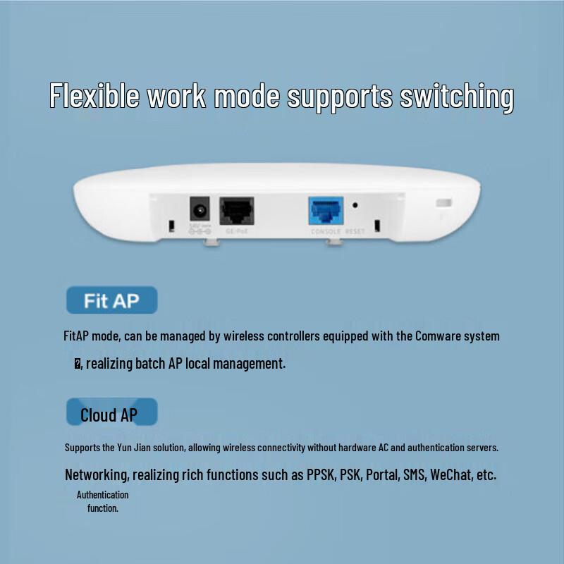 H3C WA6520S-C Enterprise WiFi 6 Wireless Access Point