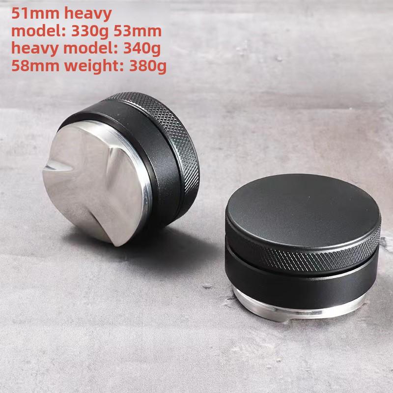 Stainless Steel Coffee Tamper for Italian Machine - Flat Bottom, 51/53/58mm