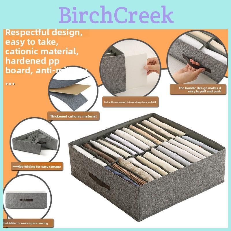 Modern Minimalist Fabric Foldable Closet Drawer Organizer For Clothing Storage