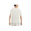 Nike Logo Embroidered Soft Breathable Round Neck Short Sleeve T-Shirt Men Tops Light-Bone BV0508-072