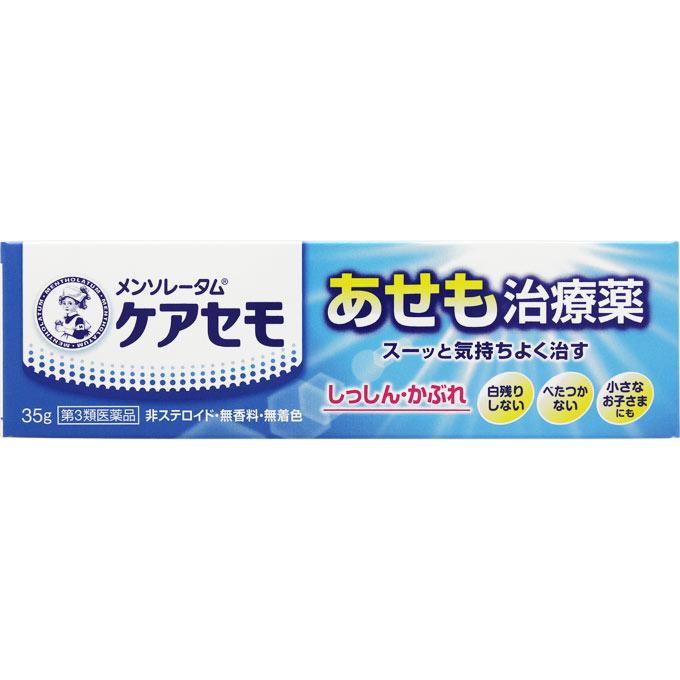 Rohto MENTHOLATUM Care Semo Cream 35g Heat Rash Indications: Prickly Heat, Sores, Rashes, Hives, Itching, Dermatitis, Eczema, Insect Bites