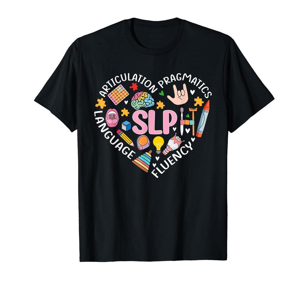 Speech Therapy Speech Language Pathologist Therapist SLP T-Shirt Unisex T-Shirt XXXL